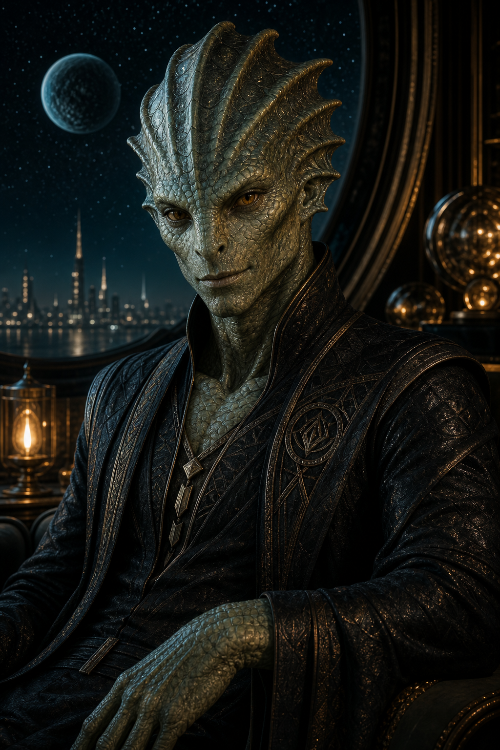 Reptilian true appearance.